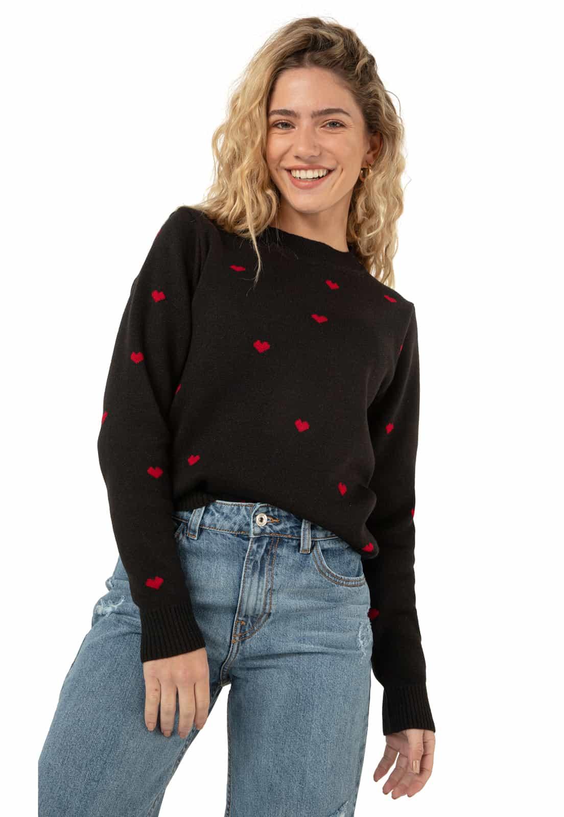 Buzo Cuello Redondo Corazones - Prendas de vestir - Giive Giive