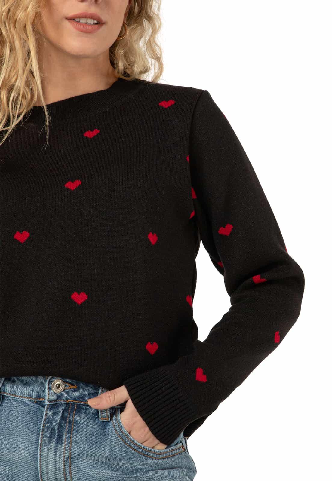 Buzo Cuello Redondo Corazones - Prendas de vestir - Giive Giive
