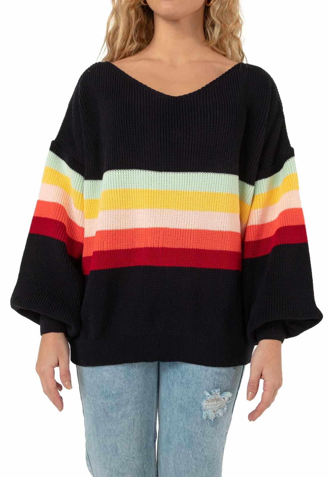 Buzo Punto Ingles Cuello V 5 Rayas Centro - Prendas de vestir - Giive Giive