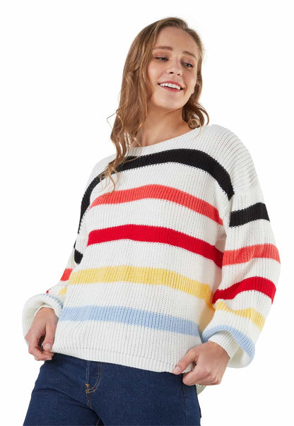 Buzo Rayas Cuello Ojal - Giive Giive