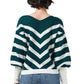 Buzo Jacquard Rayas Diagonales Cuello V - Giive Giive