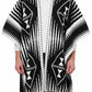 Ruana Larga Etnica 2 Colores Doble Faz - Prendas de vestir - Giive Giive
