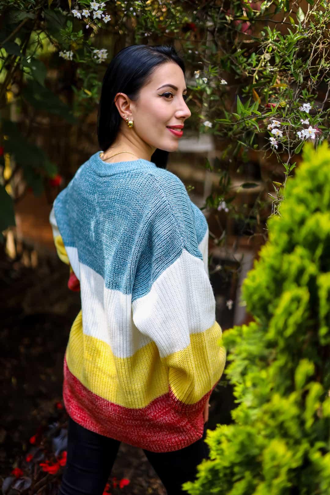 Saco Ancho 4 Colores Matizado Cuello Redondo - Prendas de vestir - Giive Giive