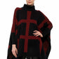 Ruana Rayas Verticales y Horizontales Cuello Alto - Prendas de vestir - Giive Giive