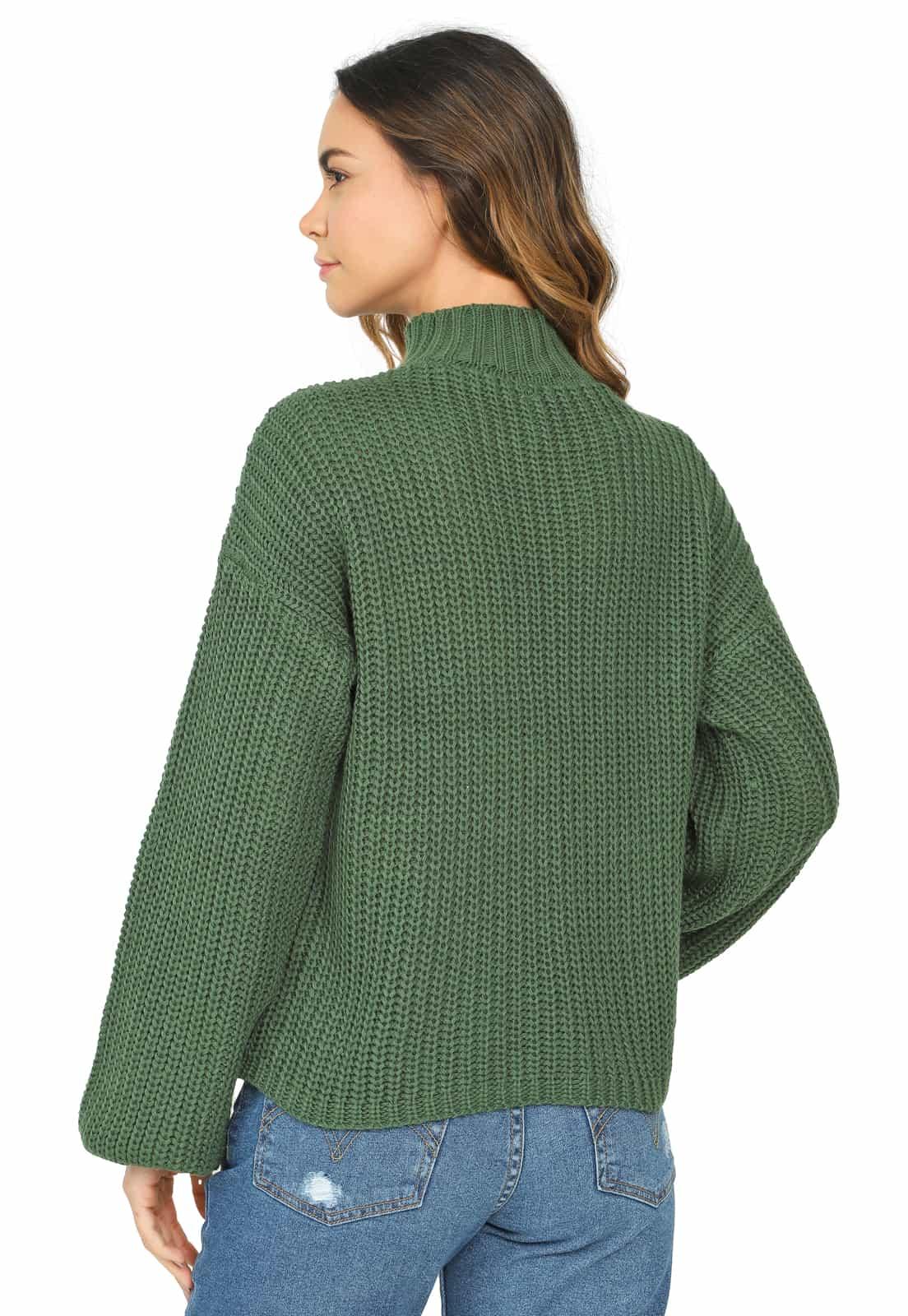 Saco Punto Ingles Grueso Cuello Alto - Prendas de vestir - Giive Giive