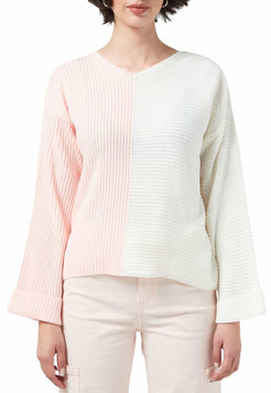 Saco Intarsia Bicolor Cuello V - Giive Giive