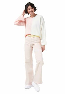 Saco Intarsia Bicolor Cuello V - Giive Giive