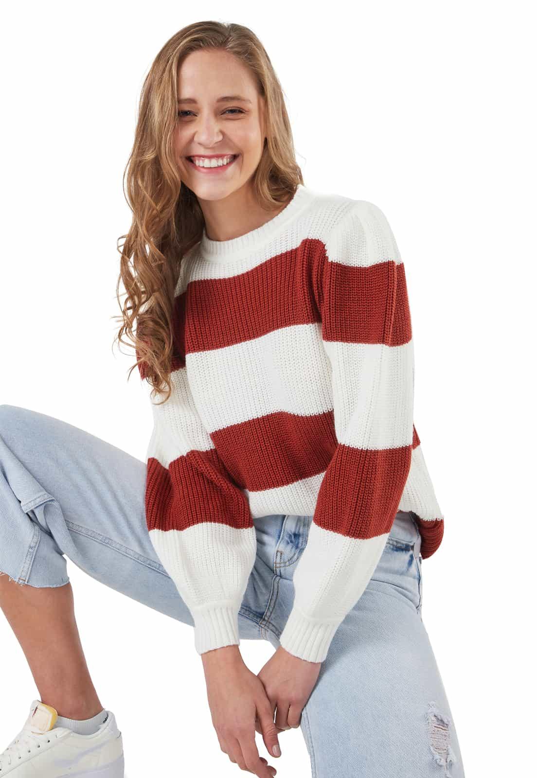 Saco rayas punto inglés Bicolor - Prendas de vestir - Giive Giive