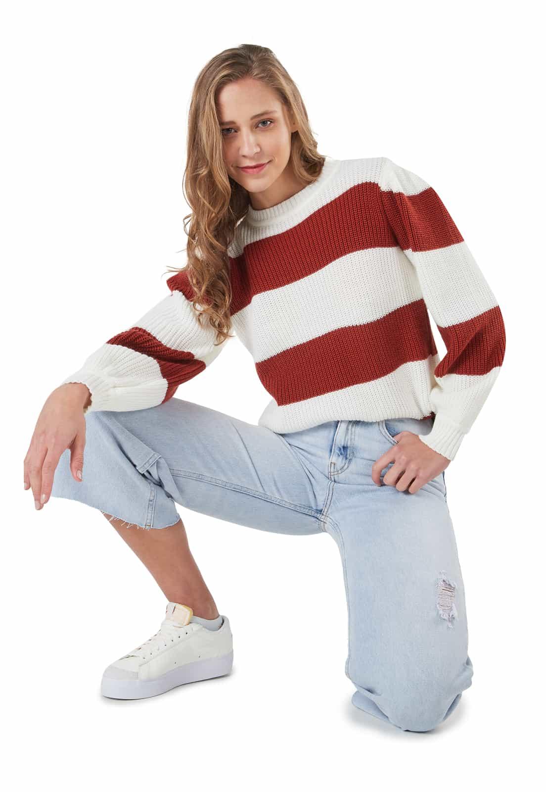 Saco rayas punto inglés Bicolor - Prendas de vestir - Giive Giive