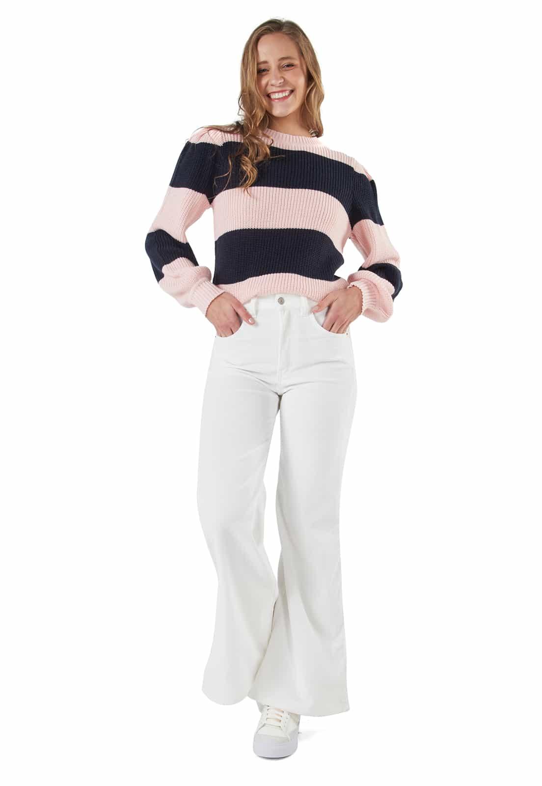 Saco rayas punto inglés Bicolor - Prendas de vestir - Giive Giive